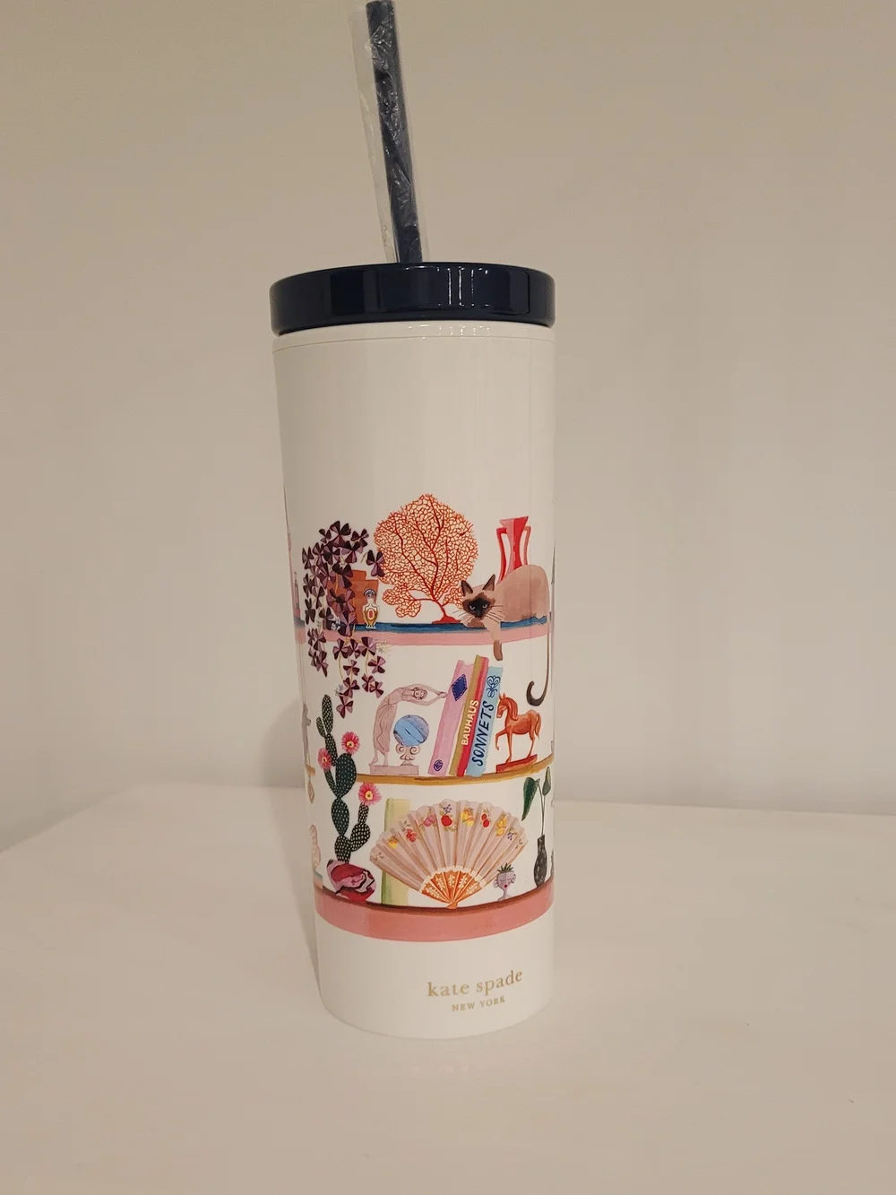 Kate Spade 24 oz Bookshelf Insulated Tumbler